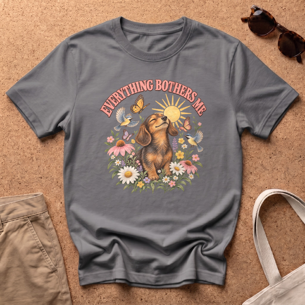 Everything Bothers T-Shirt - Charcoal