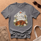 Love Makes Home T-Shirt - Charcoal