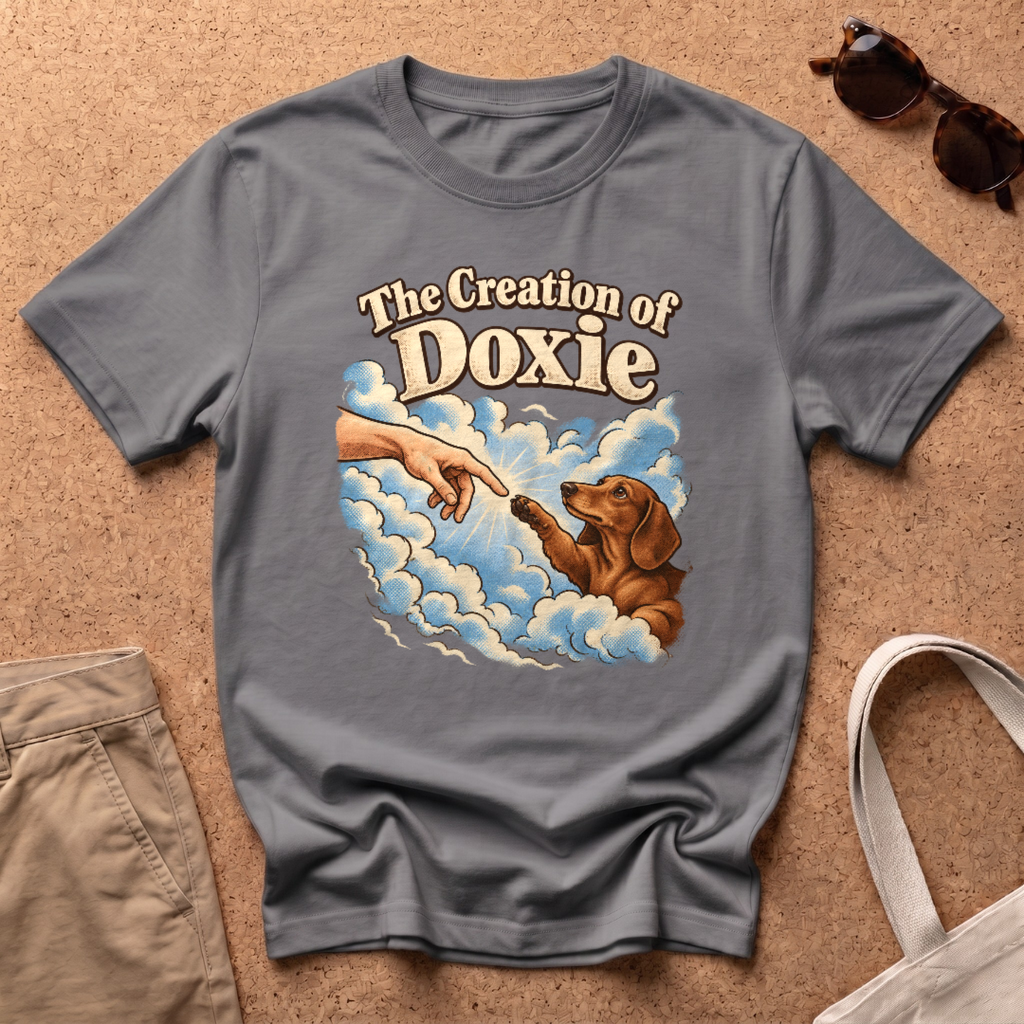 Creation Doxie T-Shirt - Charcoal