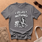 I Regret Nothing T-Shirt - Charcoal