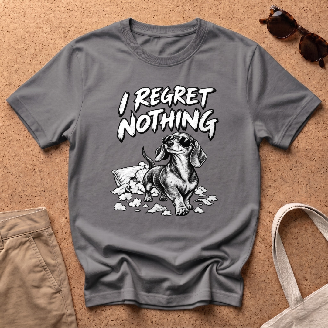 I Regret Nothing T-Shirt - Charcoal