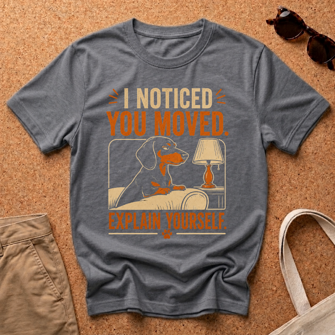 You Moved Explain T-Shirt