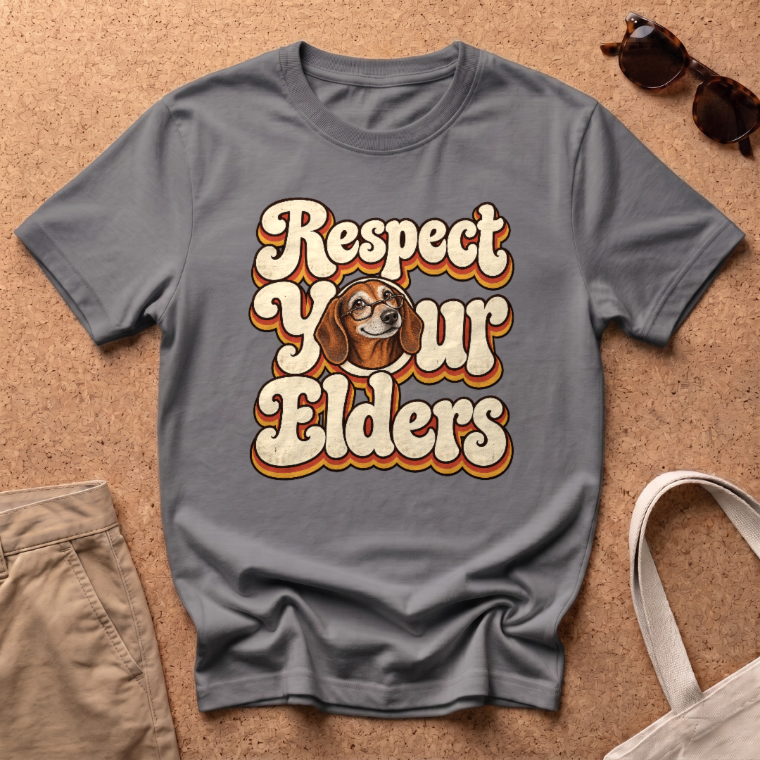 Respect Elders T-Shirt - Charcoal