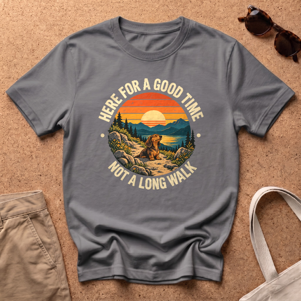 Not Long Walk T-Shirt - Charcoal