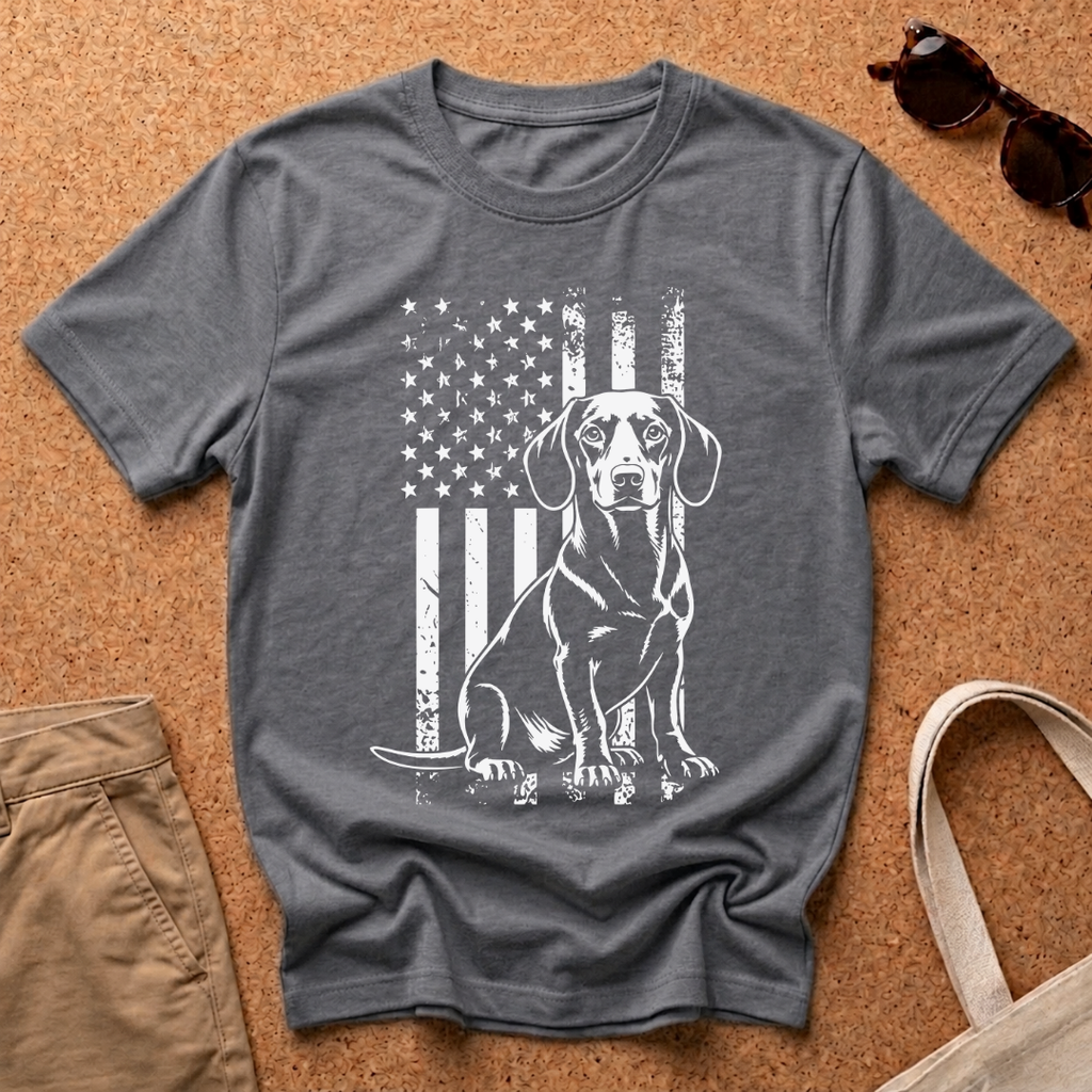 Dachshund Flag T-Shirt