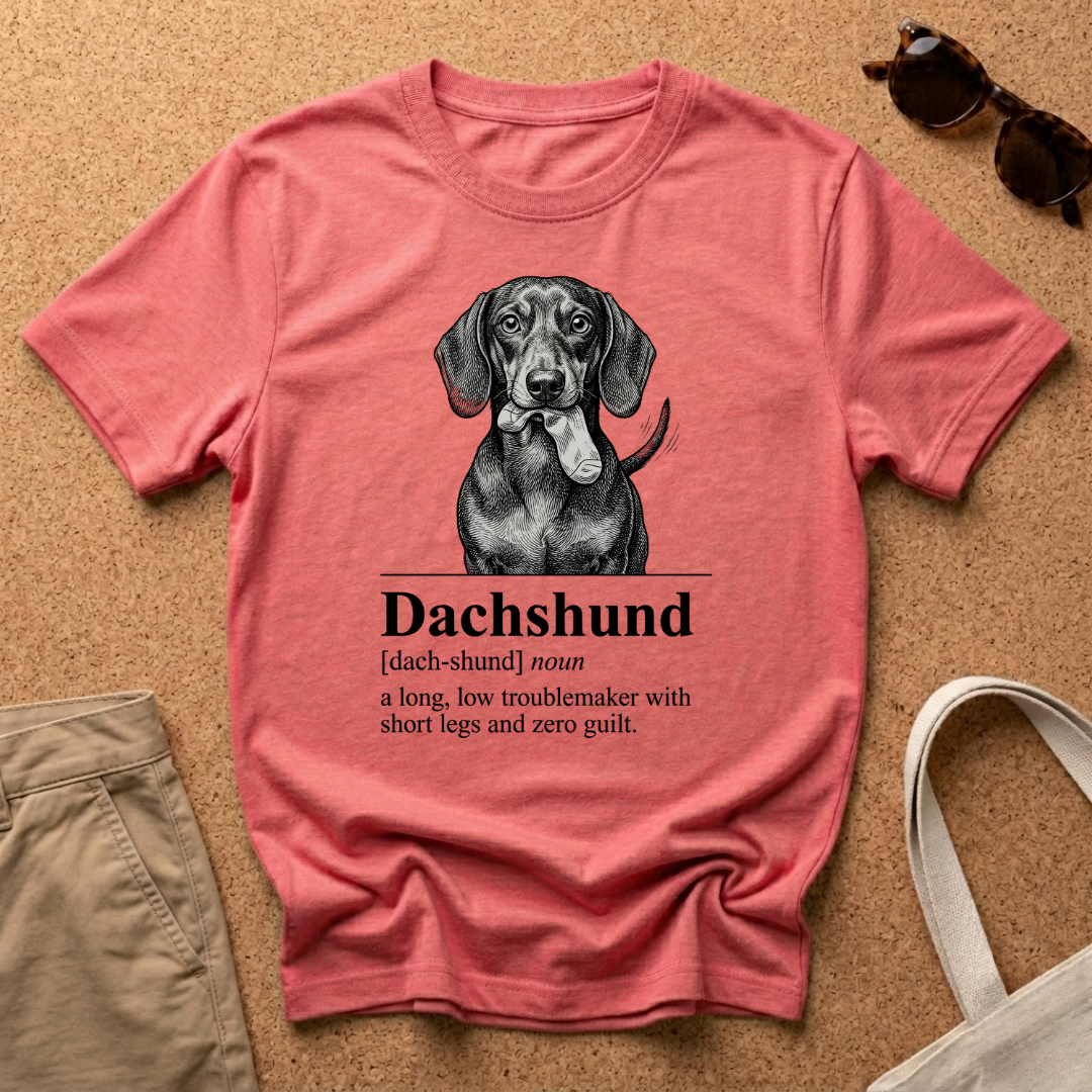 Dachshund Sock Thief T-Shirt