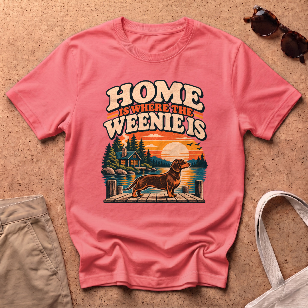 Home Weenie T-Shirt - Coral Silk