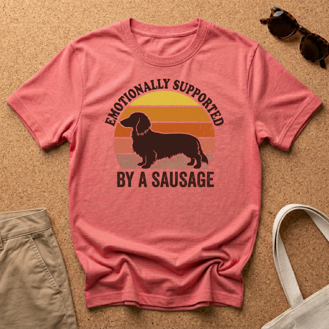 Emotionally Supported Retro T-Shirt