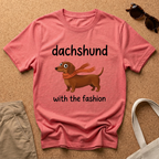 Dachshund Fashion Orange T-Shirt