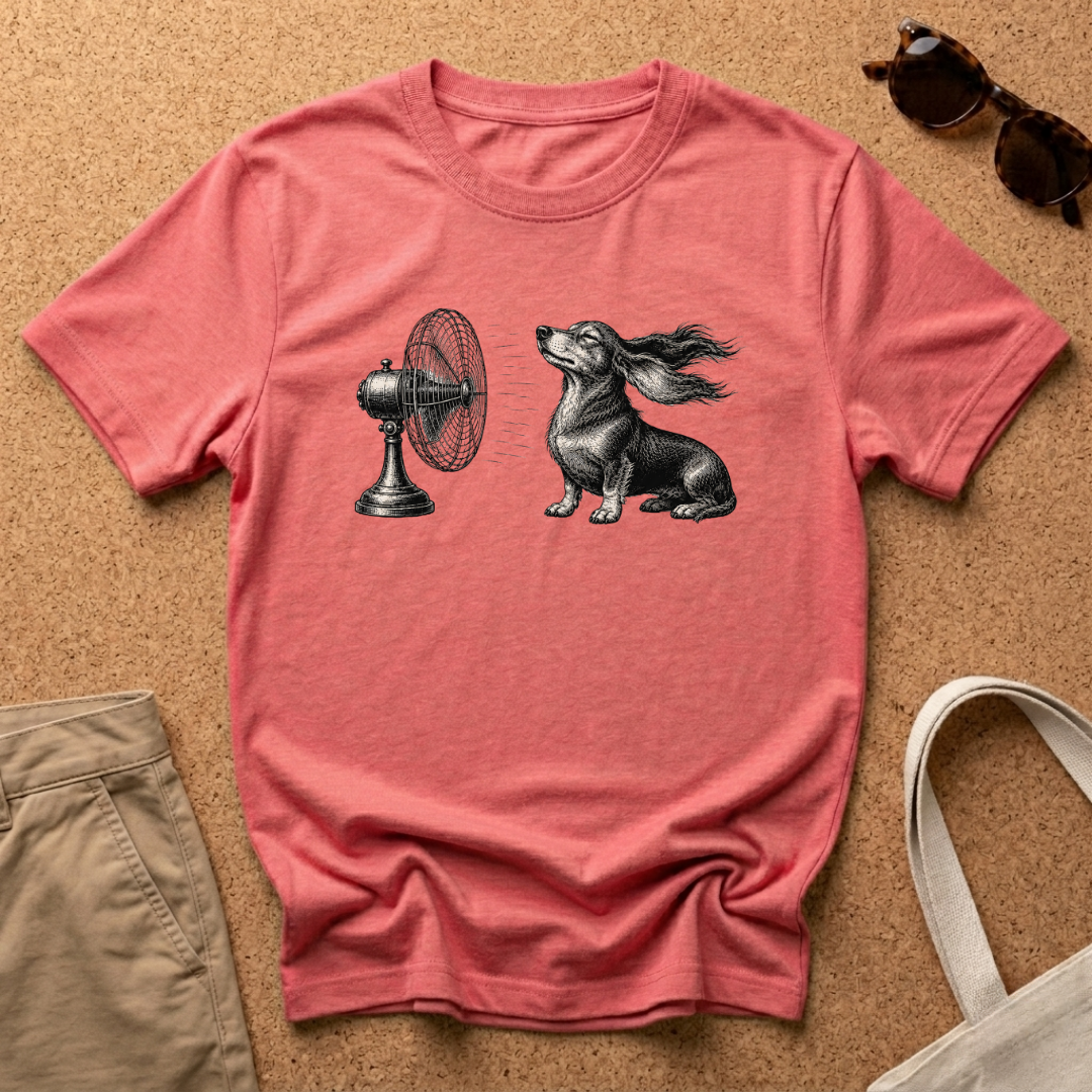 Windblown Dachshund T-Shirt