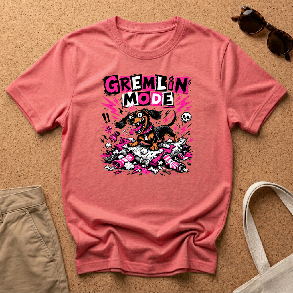 Gremlin Mode Pink T-Shirt