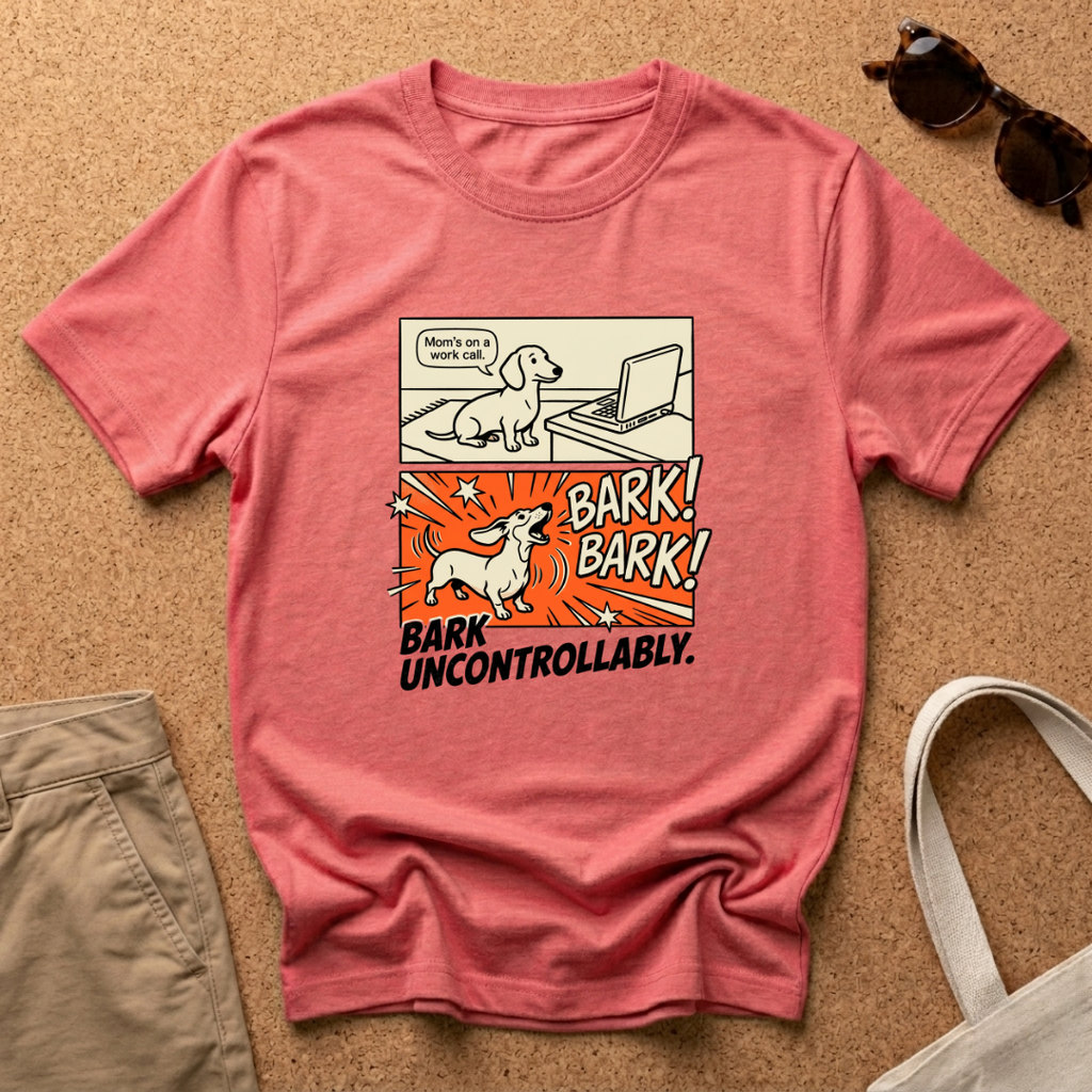 Comic Bark Uncontrollably T-Shirt
