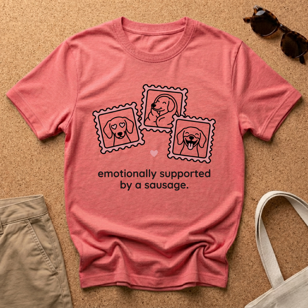 Emotionally Supported Stamps V2 T-Shirt