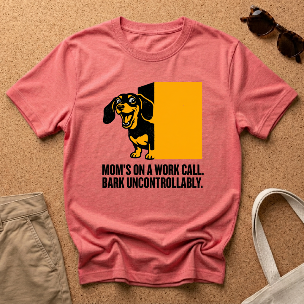 Orange Block Bark T-Shirt
