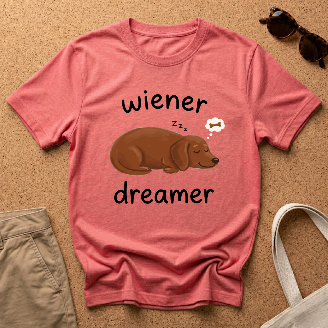 Wiener Dreamer Cartoon T-Shirt