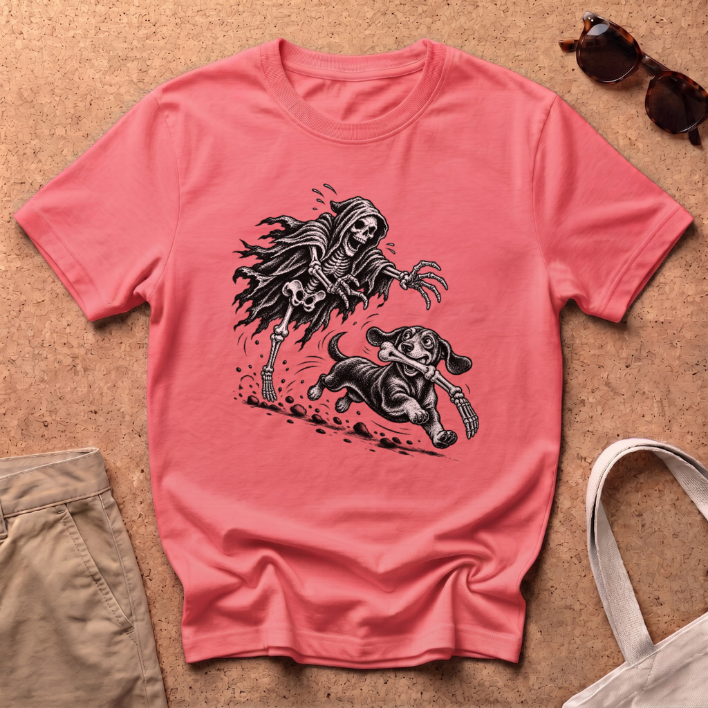 Break A Leg T-Shirt - Coral Silk