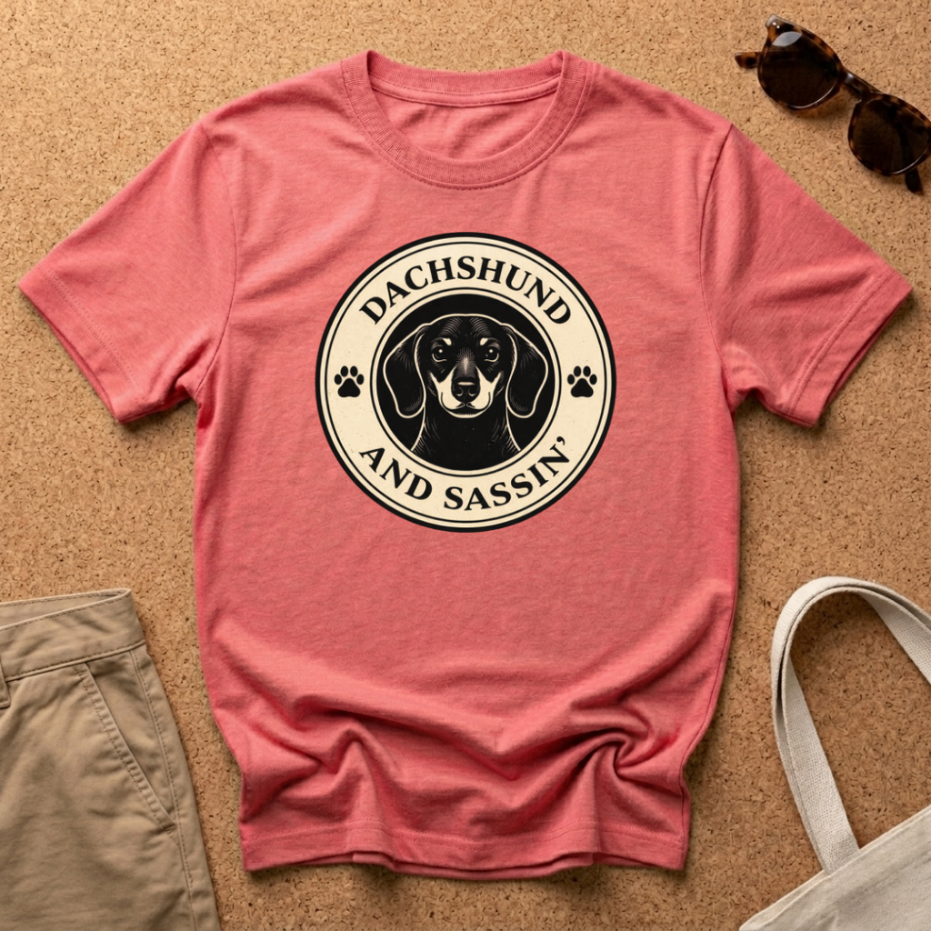 Dachshund and Sassin' T-Shirt