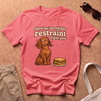 Incredible Restraint T-Shirt - Coral Silk