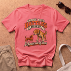 Choose Battles Wisely T-Shirt - Coral Silk