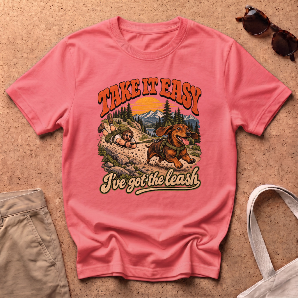 Take It Easy T-Shirt - Coral Silk