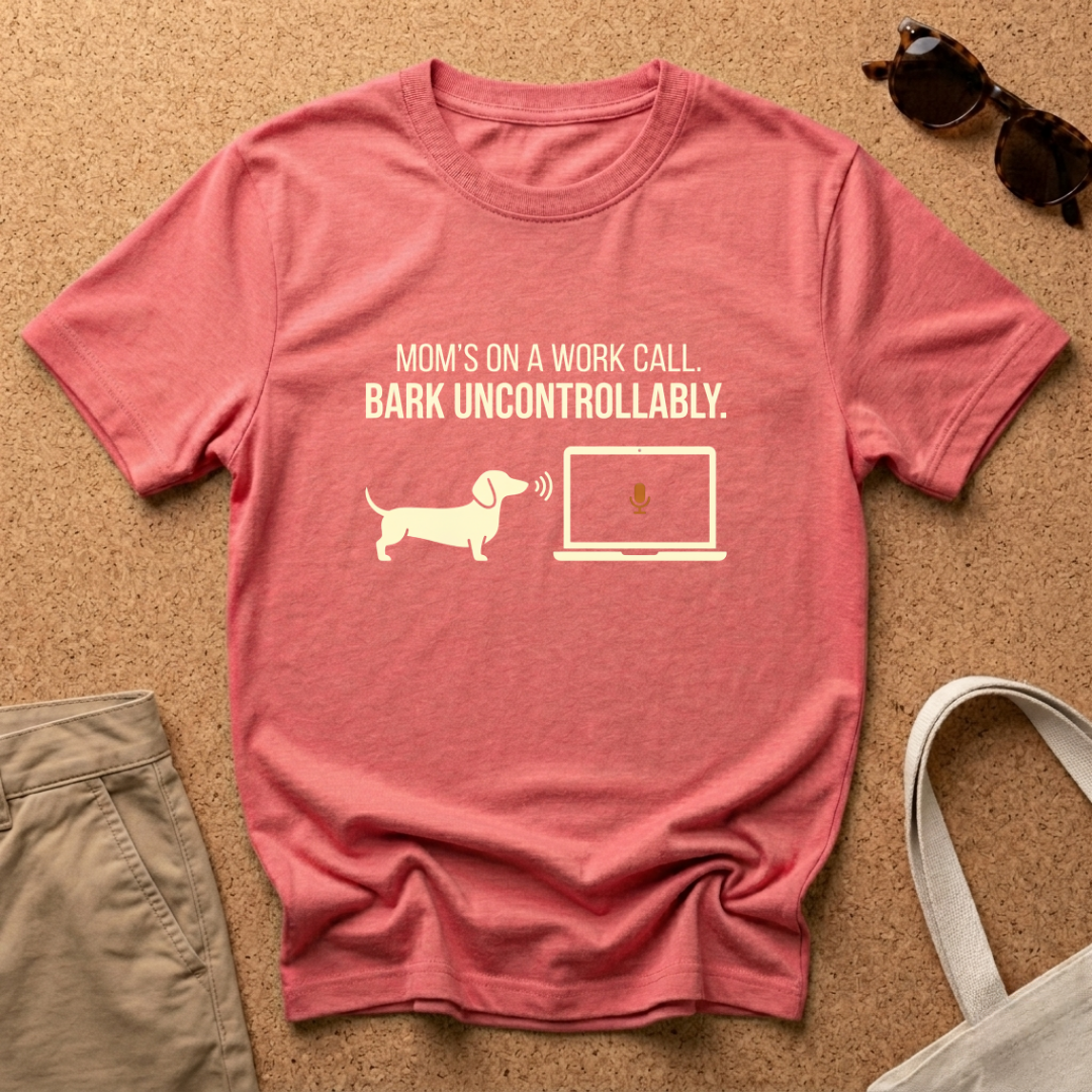Mom's On A Work Call Minimal T-Shirt