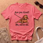 Are You Tired T-Shirt - Coral Silk