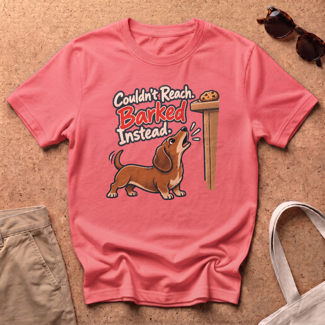 Barked Instead T-Shirt - Coral Silk