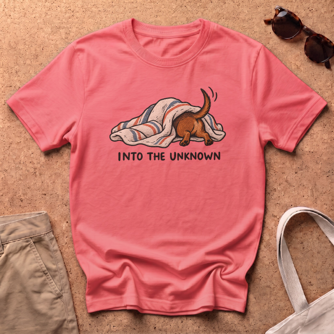 Into The Unknown T-Shirt - Coral Silk