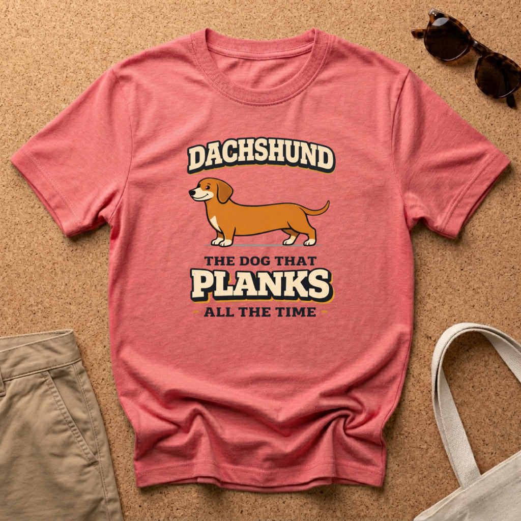 Dachshund Planks T-Shirt