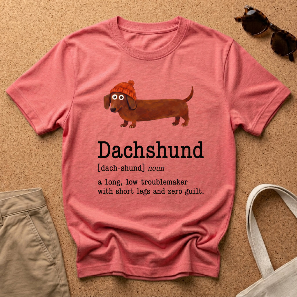 Dachshund Description Beanie T-Shirt