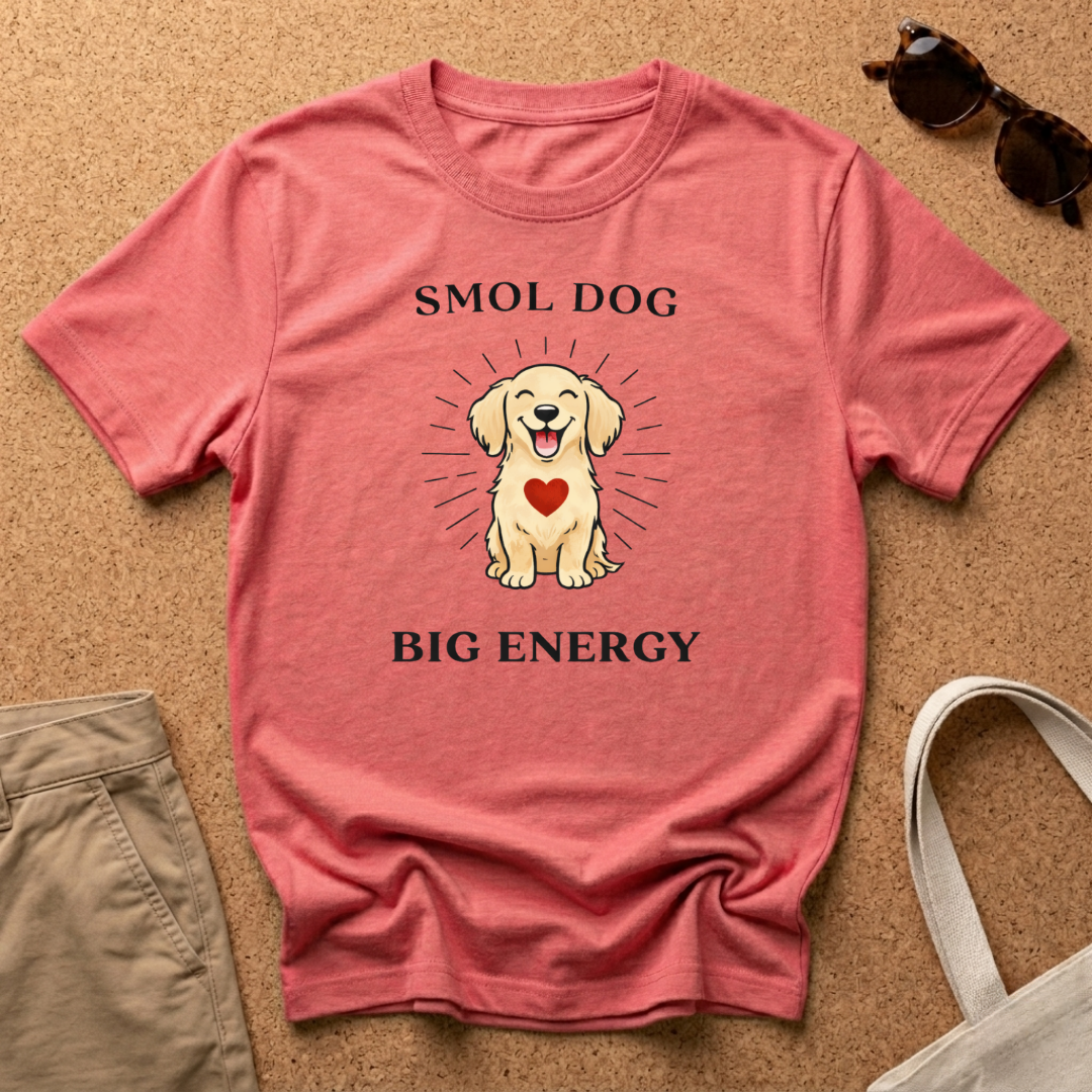 Smol Dog Big Energy T-Shirt