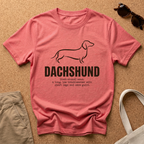 Dachshund Paint Brush T-Shirt