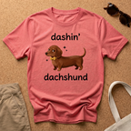 Dashin Dachshund Windy T-Shirt