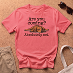 Are You Coming T-Shirt - Coral Silk