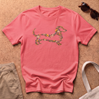 Floral Dach T-Shirt - Coral Silk