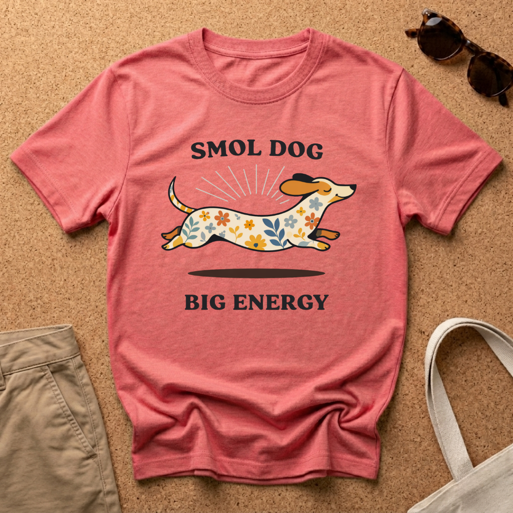 Smol Dog Big Energy V2 T-Shirt