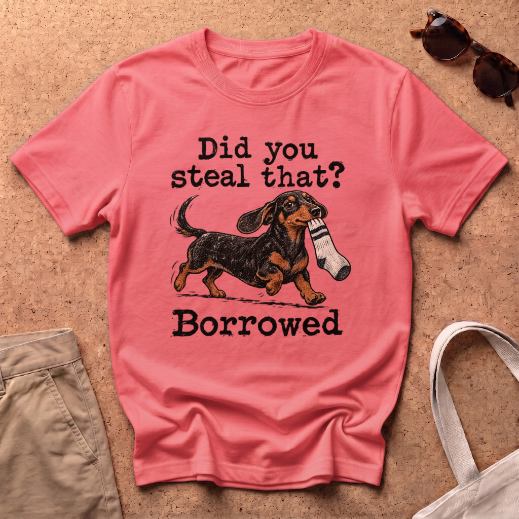 Steal Or Borrowed T-Shirt - Coral Silk