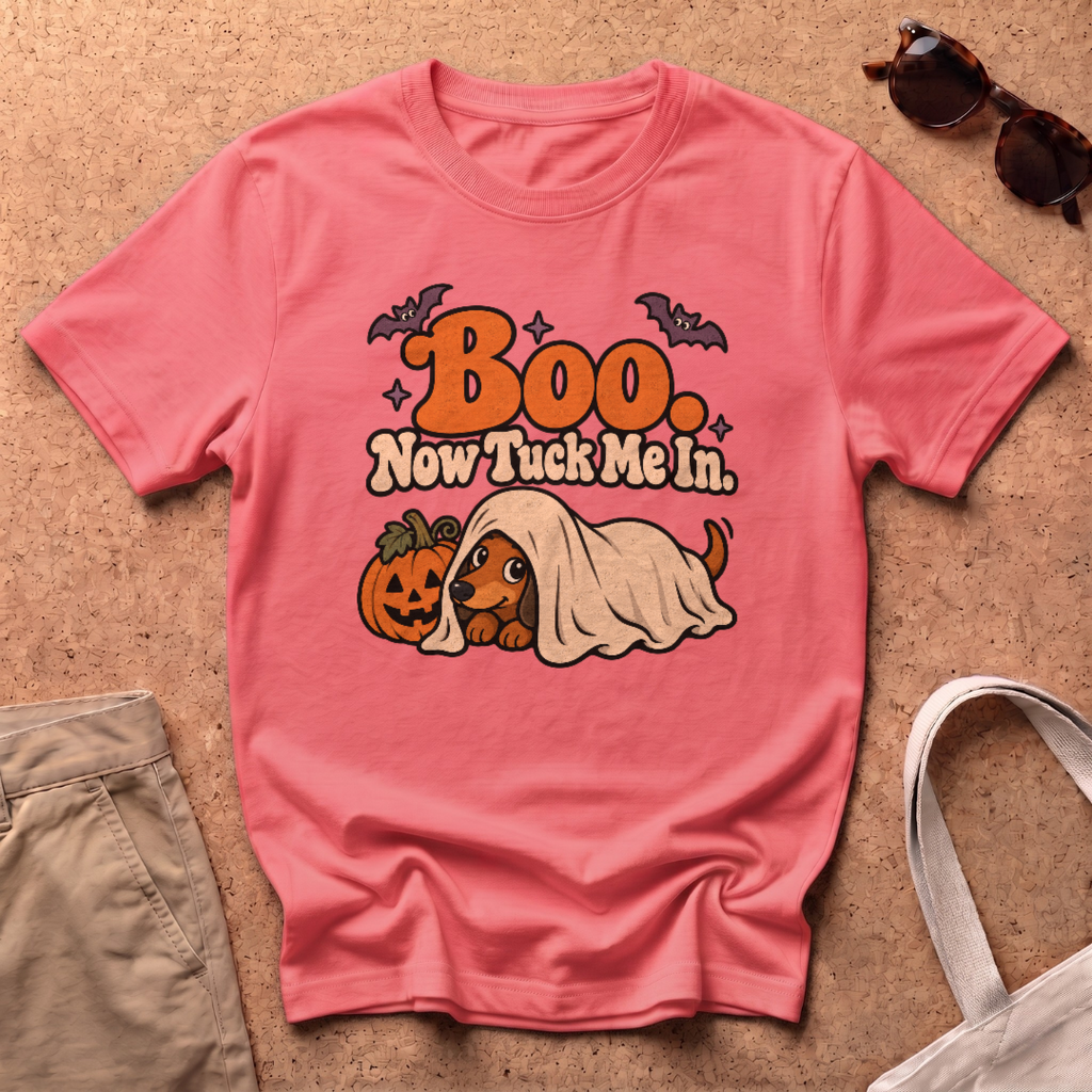 Boo Tuck Me T-Shirt - Coral Silk