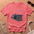 Just Us T-Shirt - Coral Silk