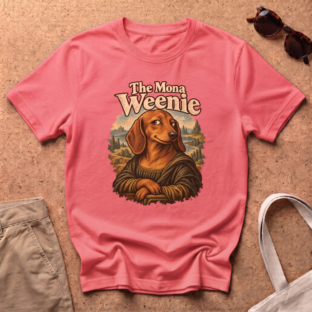 Mona Weenie T-Shirt - Coral Silk