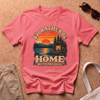 Rather Be Home T-Shirt - Coral Silk