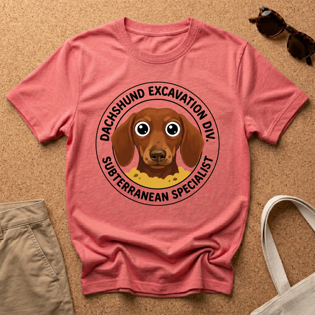 Dachshund Excavation T-Shirt