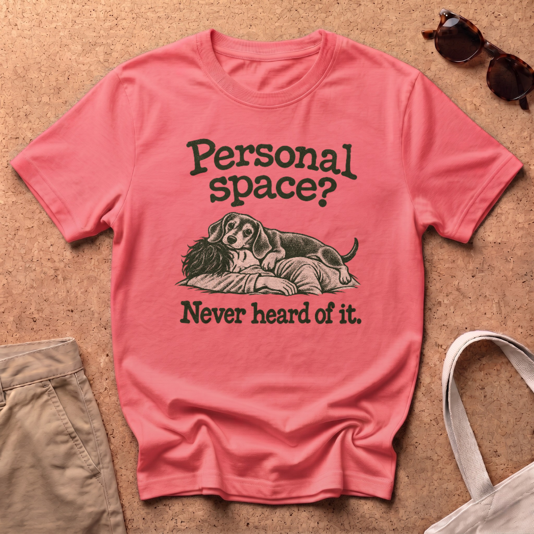Never Heard It T-Shirt - Coral Silk