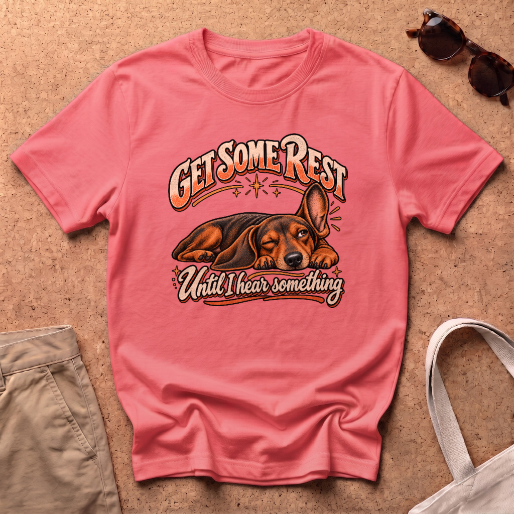 Get Some Rest T-Shirt - Coral Silk