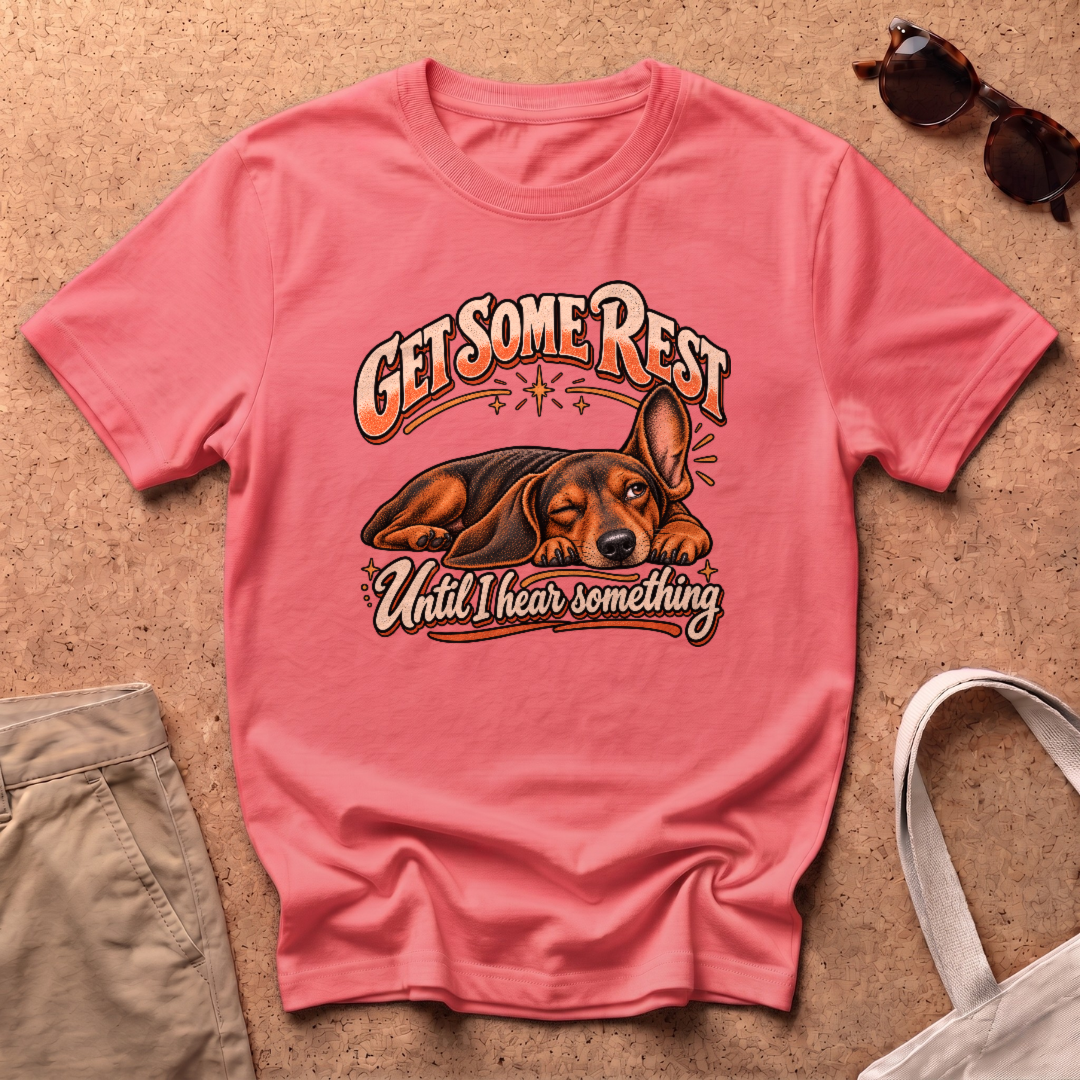 Get Some Rest T-Shirt - Coral Silk