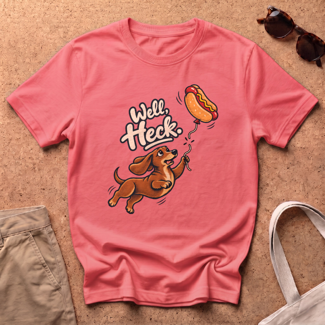 Well Heck T-Shirt - Coral Silk