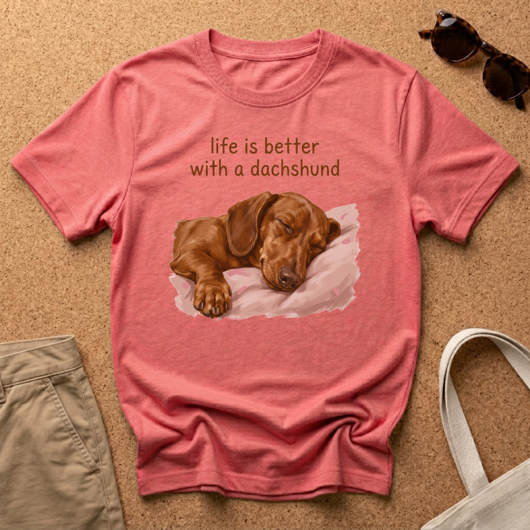 Better With Dachshund T-Shirt