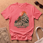 Short Legs Society T-Shirt - Coral Silk