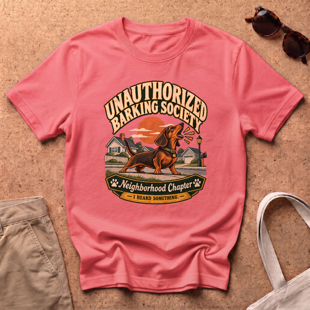 Neighborhood T-Shirt - Coral Silk