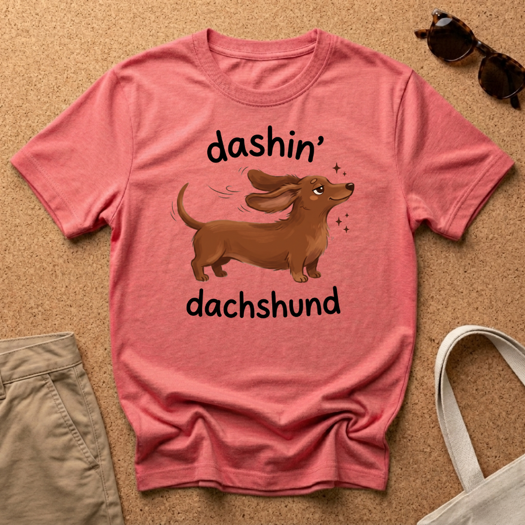 Dashin Dachshund T-Shirt